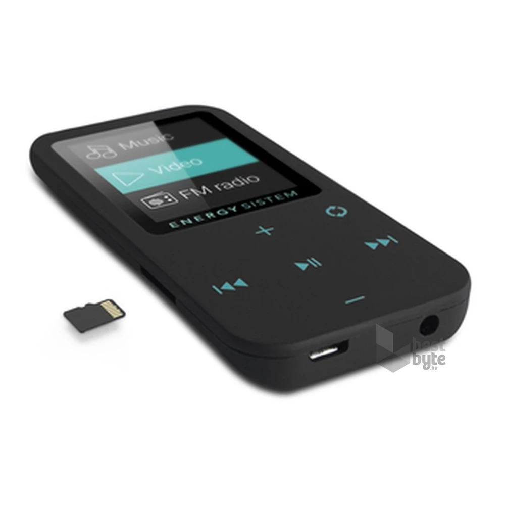 Energy Sistem EN 426461 Touch Bluetooth-os 8GB fekete/mentazöld MP4 lejátszó