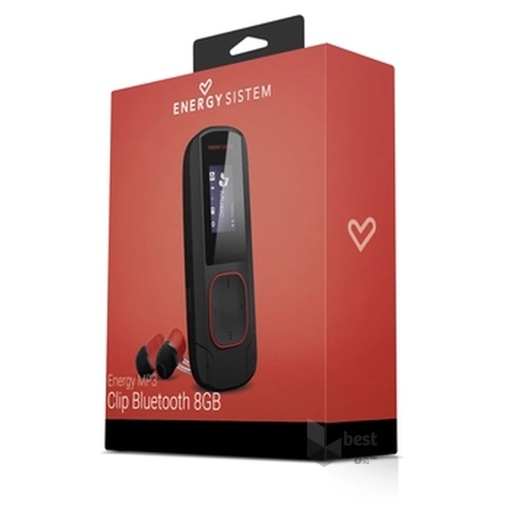Energy Sistem EN 426492 Bluetooth-os 8GB fekete/korall MP3 lejátszó