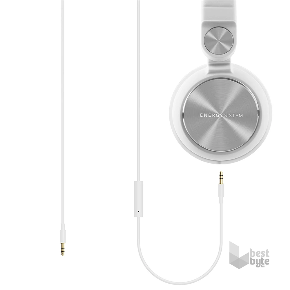 Energy Sistem EN 426737 Headphones DJ2 mikrofonos fehér fejhallgató