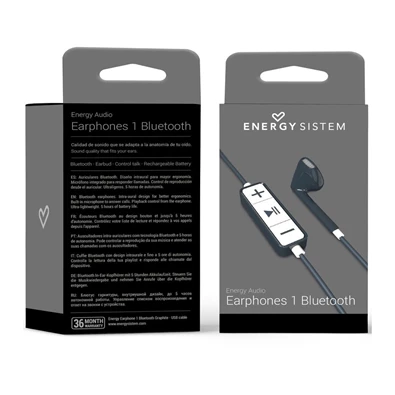 Energy Sistem EN 428175 Earphones 1 Bluetooth szürke fülhallgató
