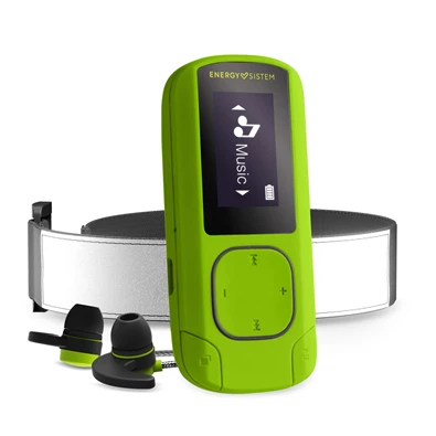 Energy Sistem EN 447244 Clip Sport Bluetooth-os 16GB zöld MP3 lejátszó