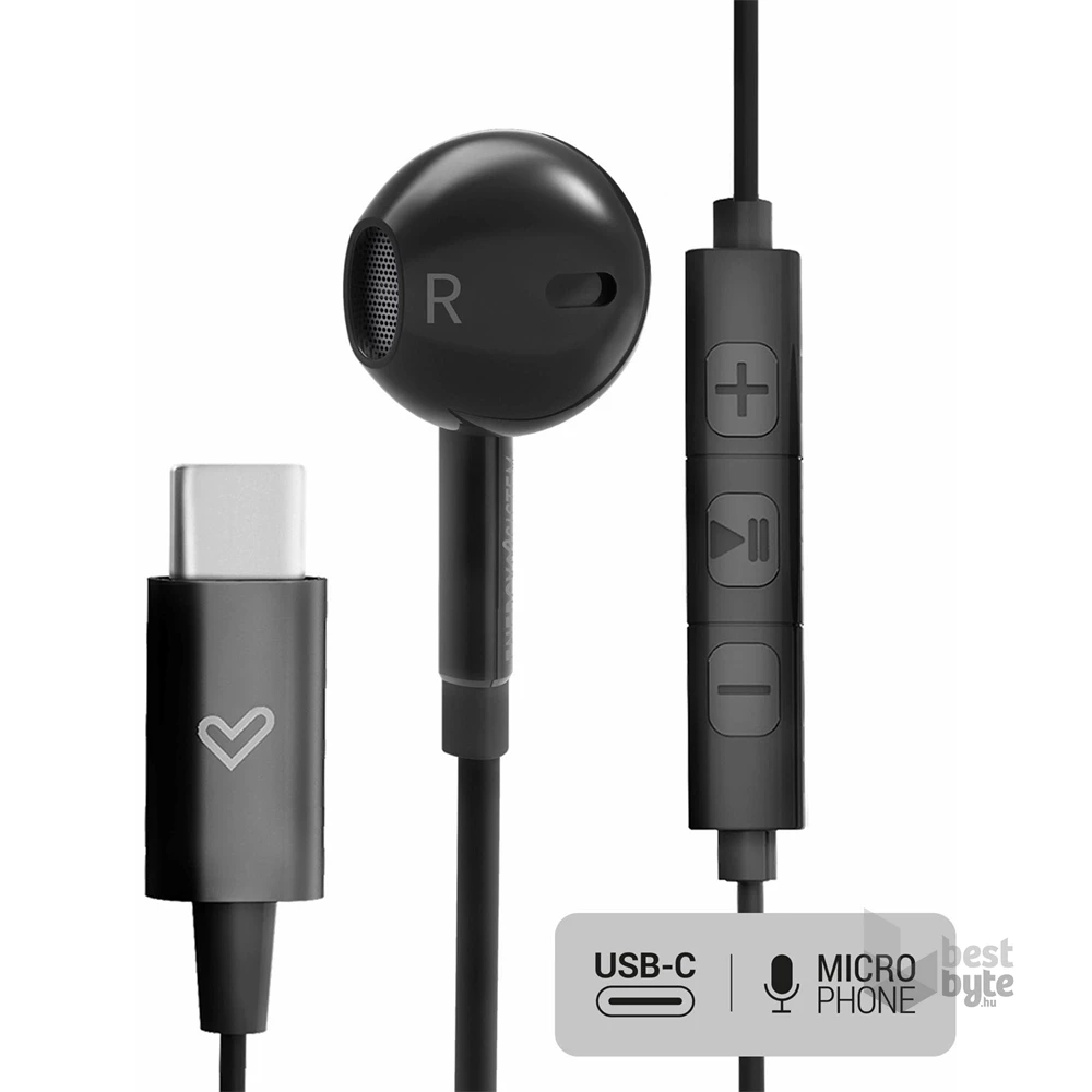 Energy Sistem EN 448982 Earphones Smart 2 Type C fekete fülhallgató