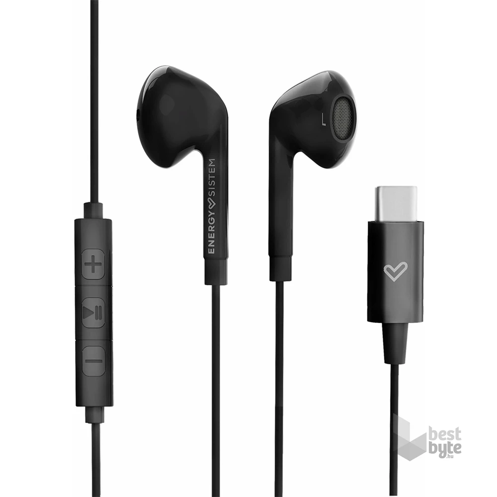Energy Sistem EN 448982 Earphones Smart 2 Type C fekete fülhallgató