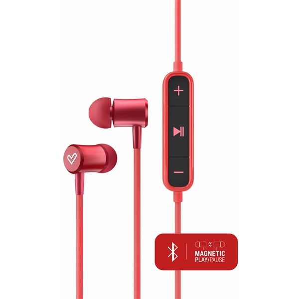 ENERGY SISTEM EN 449163 Earphones BT Urban 2 Bluetooth mikrofonos piros fülhallgató