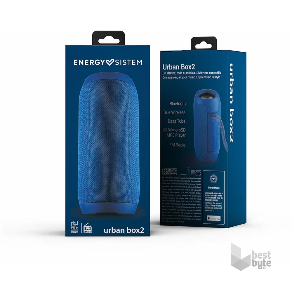 Energy Sistem EN 449354 Urban Box 2 Ocean Bluetooth hangszóró