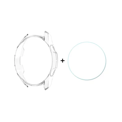 Enkay GP-101722 Galaxy Watch 3 eSIM 45mm (SM-R845F) / Galaxy Watch 3 45mm (SM-R840) átlátszó műanyag keret + kijelzővédő