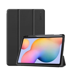 Enkay GP-99009 Galaxy Tab S6 Lite 10.4 LTE (SM-P619) 2022 / WIFI (SM-P613) 2022 fekete bőr hatású oldalra nyíló tok