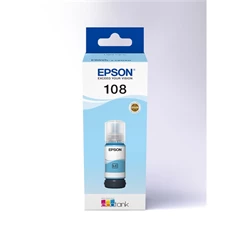 Epson C13T09C54A 108 EcoTank világos cián tintapatron