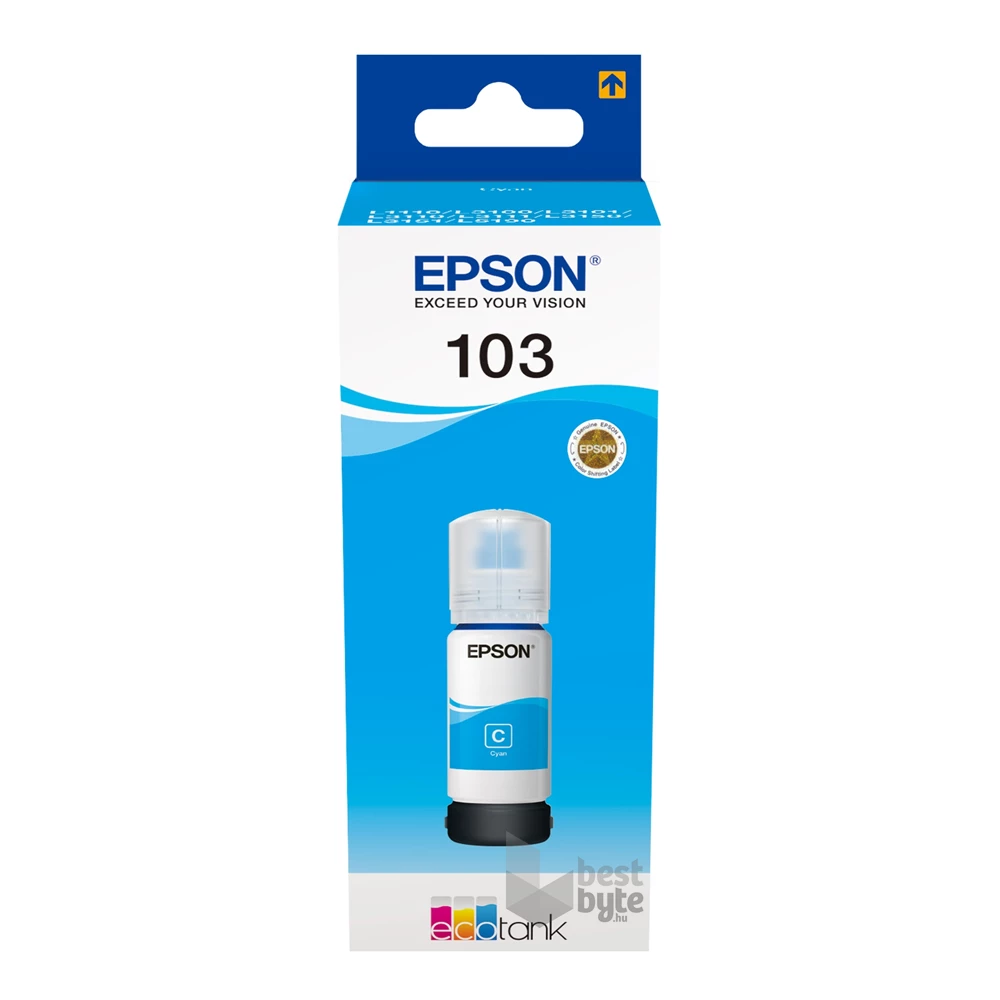 Epson C13T00S24A EcoTank 103 65ml cián tintapalack