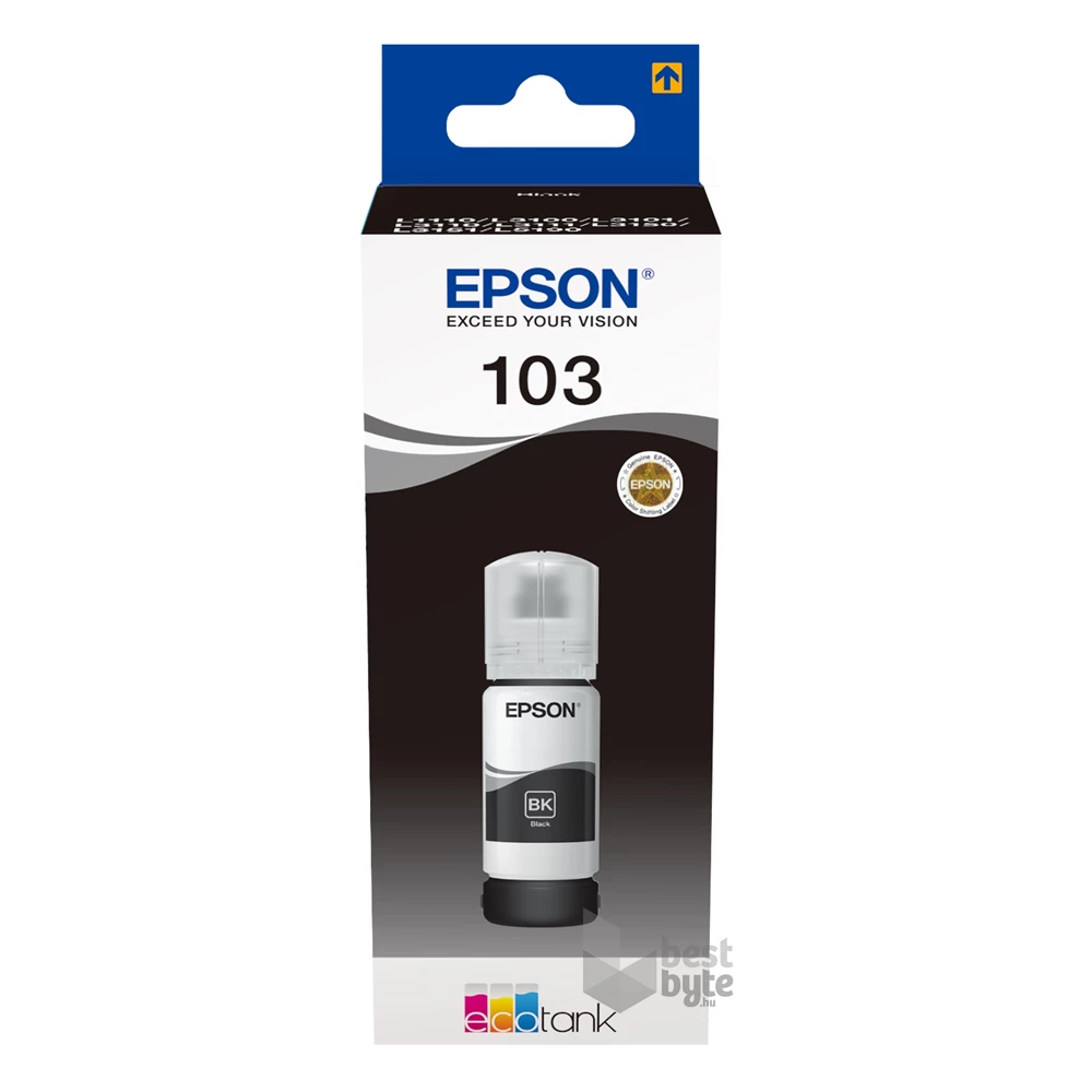 Epson C13T00S14A EcoTank 103 65ml fekete tintapalack