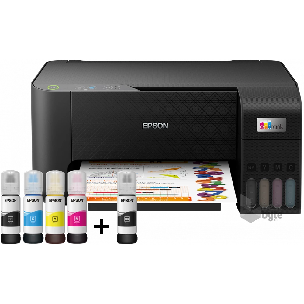 Epson EcoTank L3210 színes tintasugaras fekete multifunkciós nyomtató (Újracsomagolt)