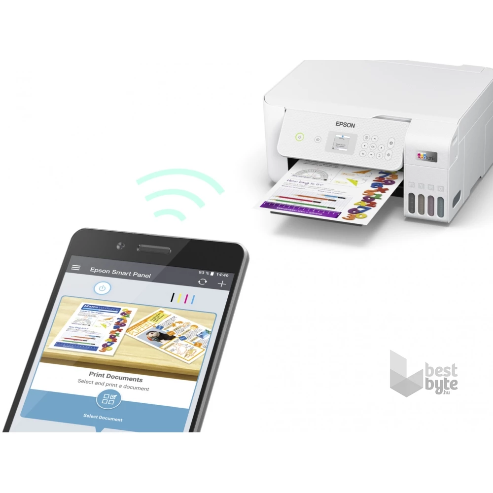 Epson EcoTank L3266 színes tintasugaras fehér multifunkciós nyomtató