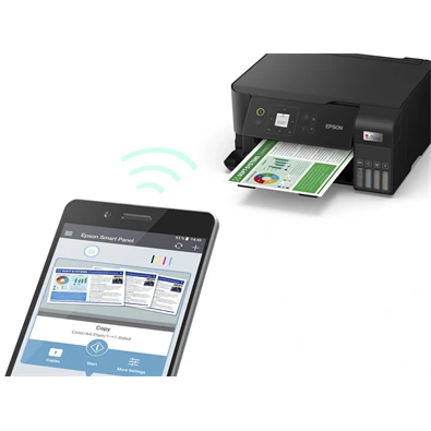 Epson EcoTank L3560 színes nyomtató MFP, WiFi/USB, 6600/5900 oldal tinta a dobozban