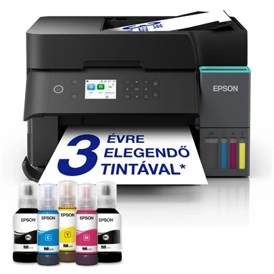Epson EcoTank L6370 (A4, 35 lap/perc, Full duplex, ADF, USB/LAN/Wifi) színes tintasugaras multifunkciós nyomtató