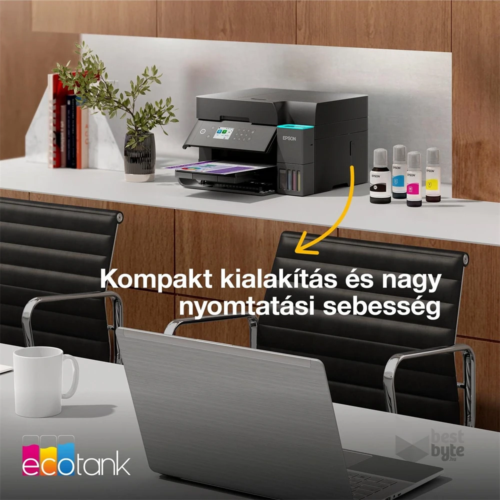 Epson EcoTank L6370 (A4, 35 lap/perc, Full duplex, ADF, USB/LAN/Wifi) színes tintasugaras multifunkciós nyomtató