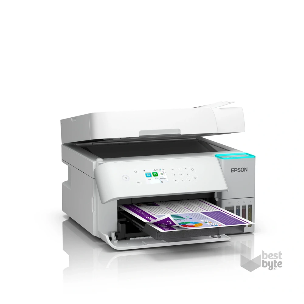 Epson EcoTank L6376 (A4, 35 lap/perc, Full duplex, ADF, USB/LAN/Wifi) színes tintasugaras multifunkciós nyomtató
