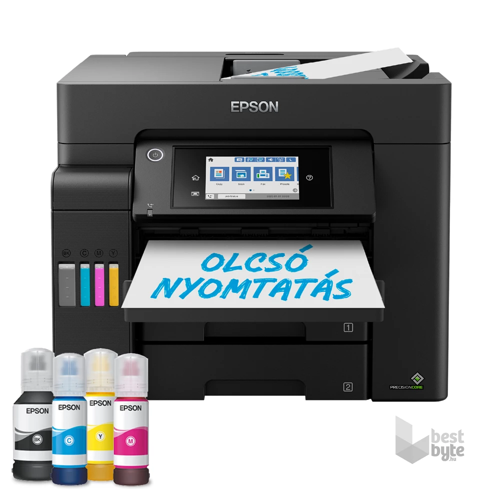 Epson EcoTank L6550 színes nyomtató MFP, Duplex, WiFi/USB/LAN, 14 000/5200 oldal tinta a dobozban