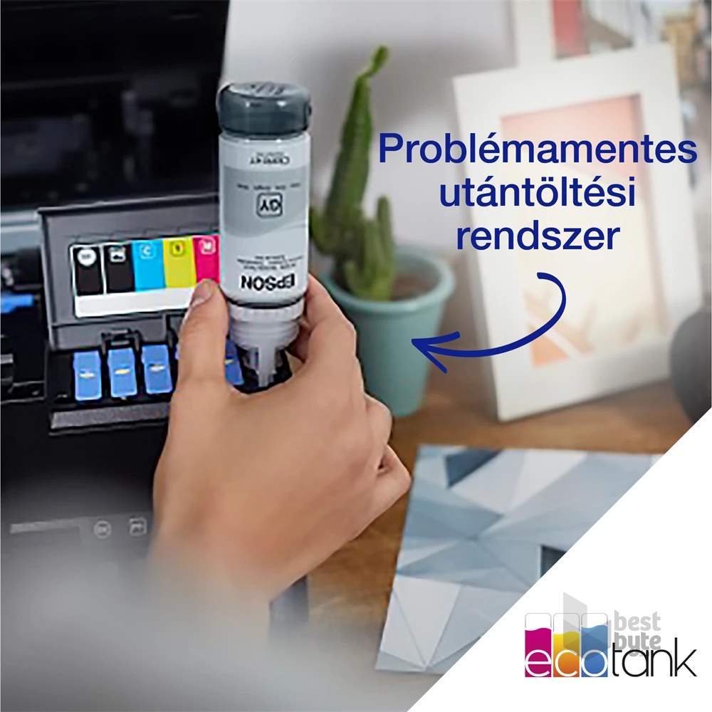 Epson EcoTank L8180 fotónyomtató MFP, WiFi/USB/LAN, 1800 fotóra elegendő tinta a dobozban