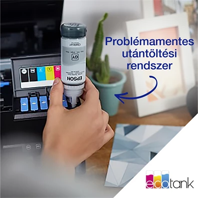 Epson EcoTank L8180 fotónyomtató MFP, WiFi/USB/LAN, 1800 fotóra elegendő tinta a dobozban