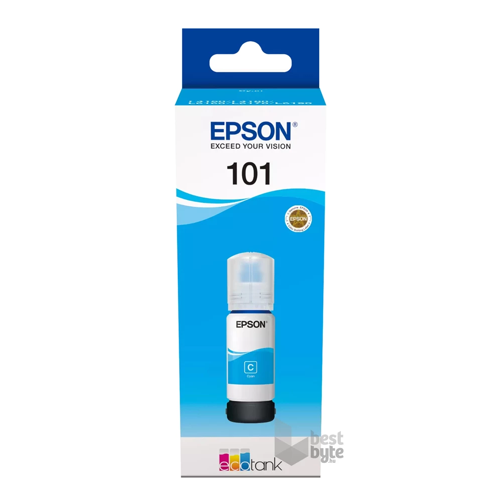 Epson C13T03V24A T03V2 70ml EcoTank kompatibilis cián tintapalack