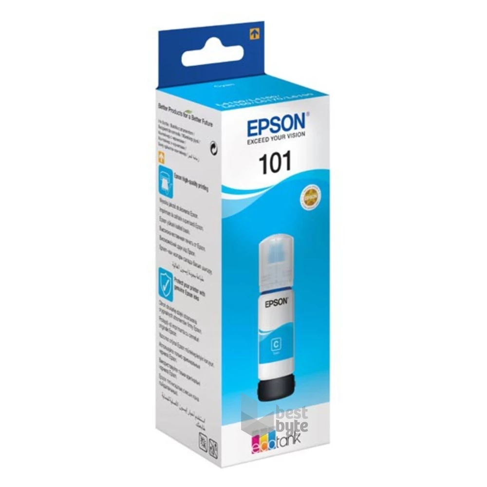 Epson C13T03V24A T03V2 70ml EcoTank kompatibilis cián tintapalack