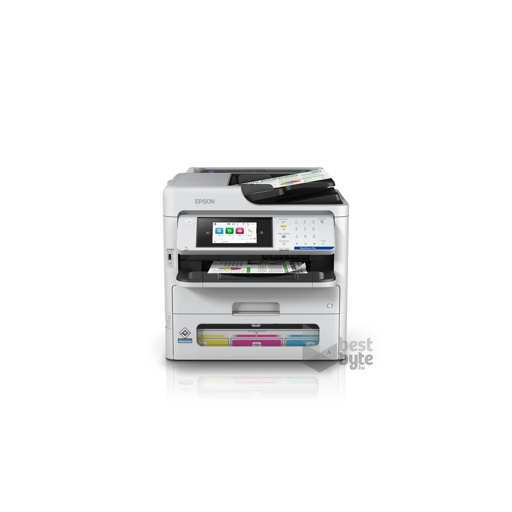 Epson WorkForce Pro EM-C800RDWF (A4, 34 lap/perc, duplex, ADF, USB/LAN/Wifi) színes tintasugaras multifunkciós nyomtató