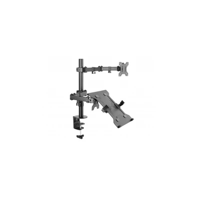 Equip 650119 13"-32" dual dönthető, forgatható fekete Monitor/Laptop konzol
