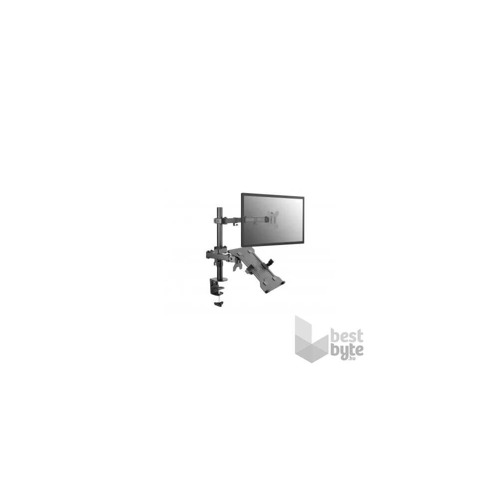 Equip 650119 13"-32" dual dönthető, forgatható fekete Monitor/Laptop konzol