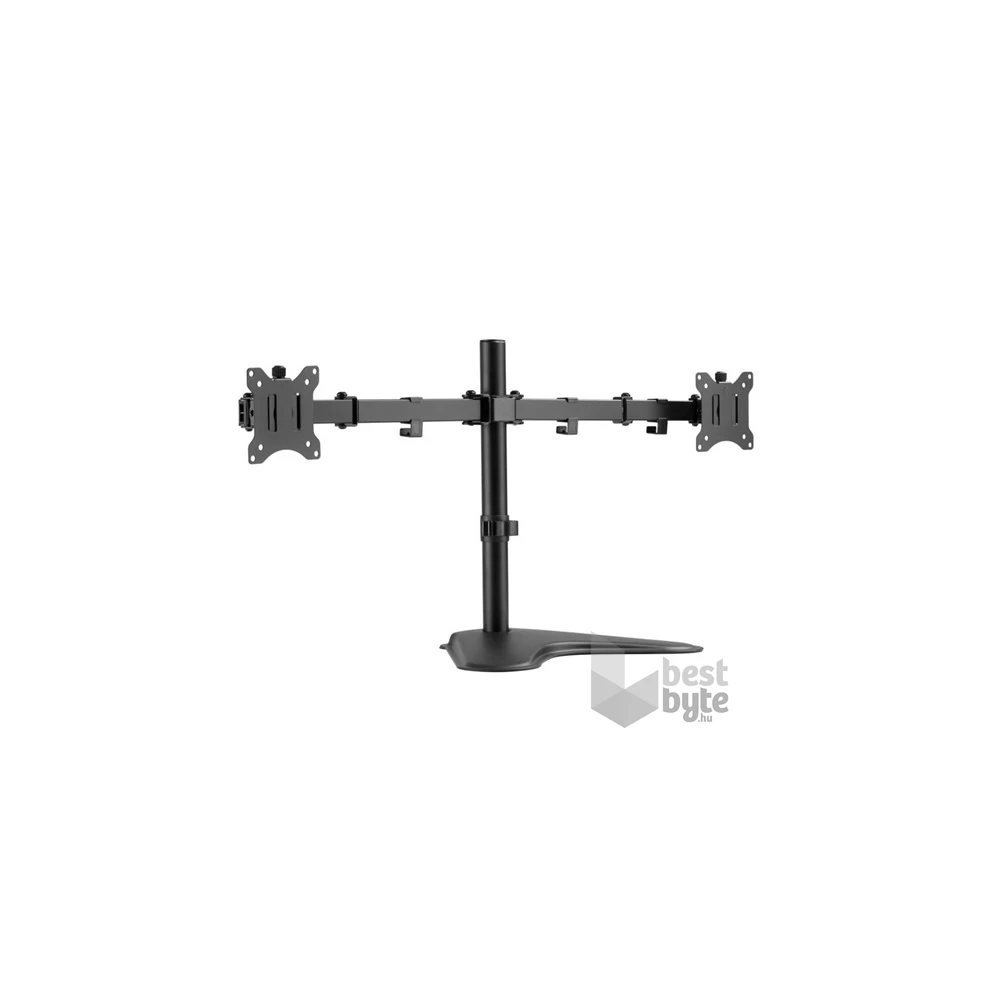 Equip 650123 17"-32" forgatható, dönthető fekete asztali monitor konzol