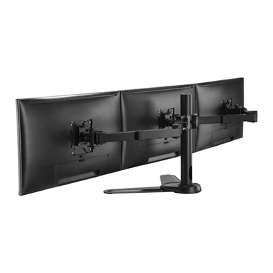 Equip 650125 17"-27"  forgatható, dönthető fekete asztali monitor konzol