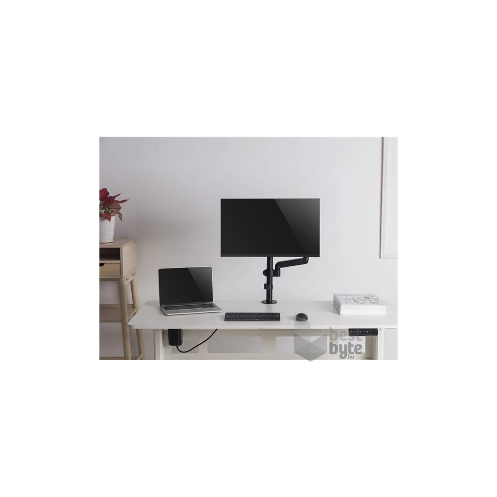 Equip 650132 13"-32" forgatható, dönthető fekete asztali monitor konzol