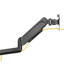 Equip 650133 17"-32" forgatható, dönthető fekete dual asztali monitor konzol