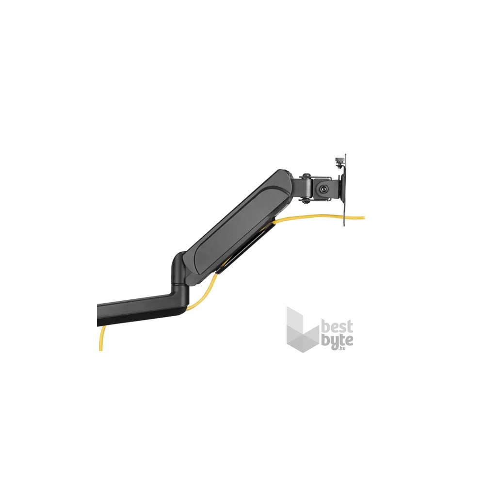 Equip 650134 17"-27"  forgatható, dönthető fekete triple asztali monitor konzol