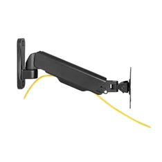Equip 650136 17"-32",1 monitor, dönthető, forgatható, állítható magasság, Max.: 9kg, fekete fali monitor tartó konzol