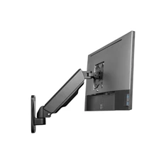 Equip 650136 17"-32",1 monitor, dönthető, forgatható, állítható magasság, Max.: 9kg, fekete fali monitor tartó konzol
