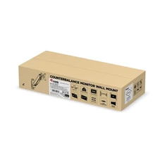 Equip 650136 17"-32",1 monitor, dönthető, forgatható, állítható magasság, Max.: 9kg, fekete fali monitor tartó konzol