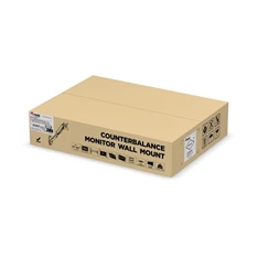 Equip 650137 17"-32",1 monitor, dönthető, forgatható, állítható magasság, Max.: 9kg, fekete fali monitor tartó konzol