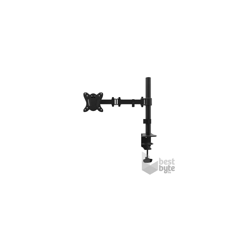 Equip 650151 13"-32" forgatható, dönthető fekete asztali monitor konzol