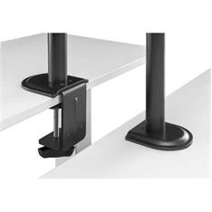 Equip 650159 13"-27", 4 monitor, dönthető, forgatható, állítható magasság, Max.:4x9kg, fekete asztali monitor tartó