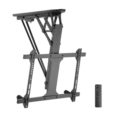 Equip 650321 32"-70" motoros, dönthető fekete mennyezeti TV konzol