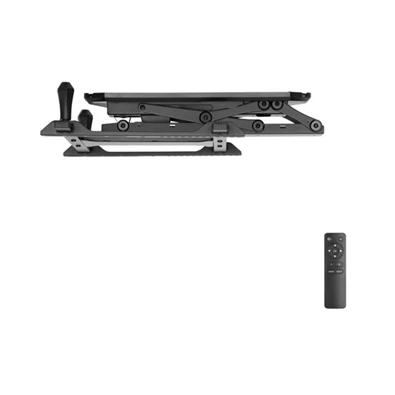 Equip 650321 32"-70" motoros, dönthető fekete mennyezeti TV konzol