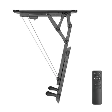 Equip 650321 32"-70" motoros, dönthető fekete mennyezeti TV konzol