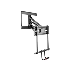 Equip 650326 43"-70" dönthető,forgatható,állítható magasság fekete fali TV konzol