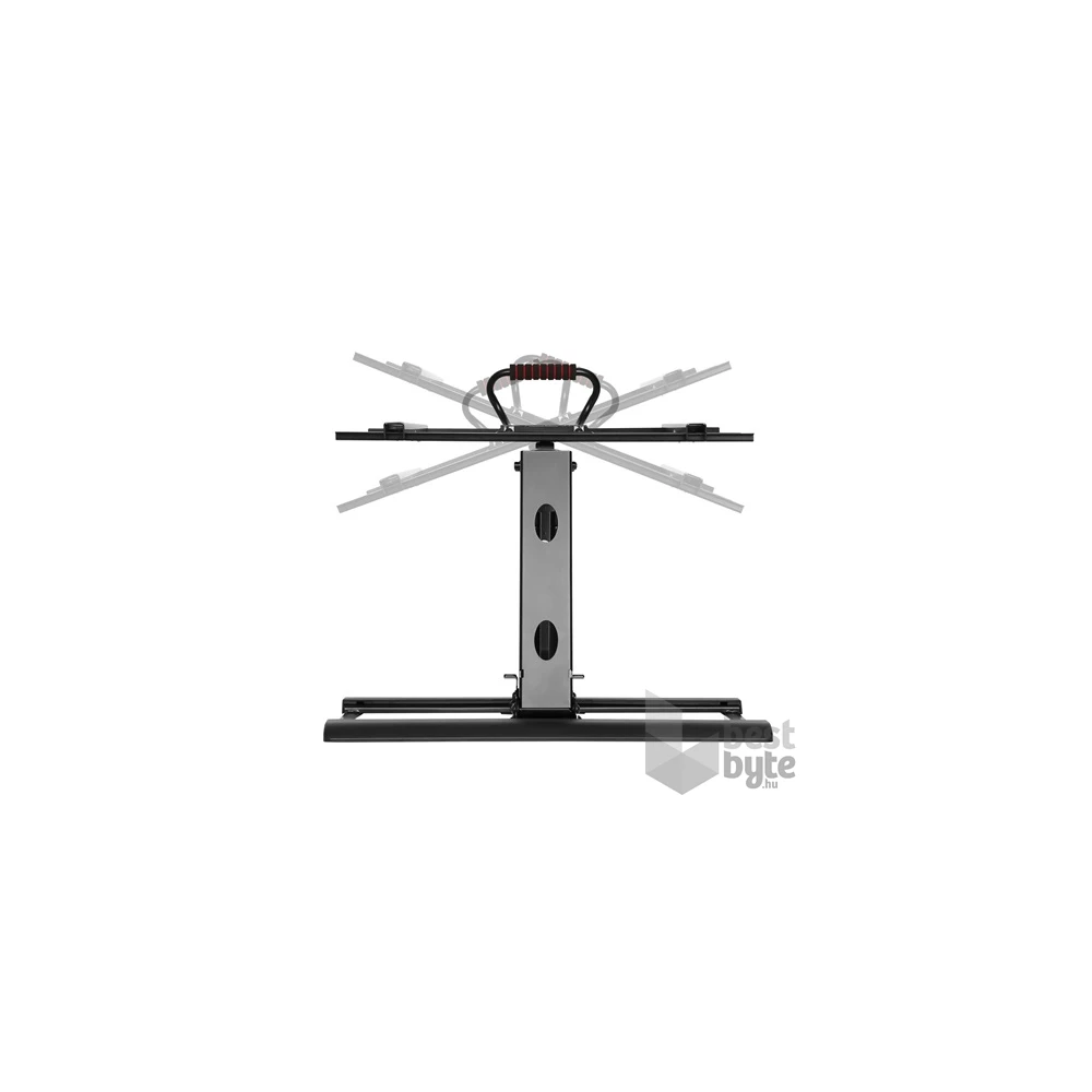 Equip 650326 43"-70" dönthető,forgatható,állítható magasság fekete fali TV konzol