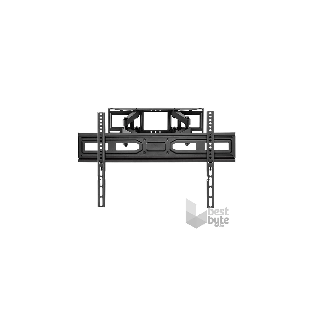 Equip 650337 37"-80", Max.: 40kg, dönthető, forgatható, fekete fali TV konzol