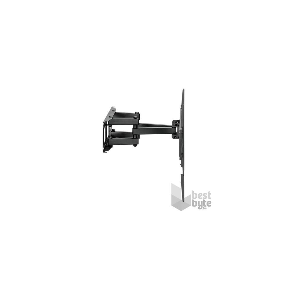 Equip 650337 37"-80", Max.: 40kg, dönthető, forgatható, fekete fali TV konzol