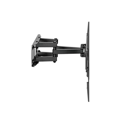 Equip 650337 37"-80", Max.: 40kg, dönthető, forgatható, fekete fali TV konzol