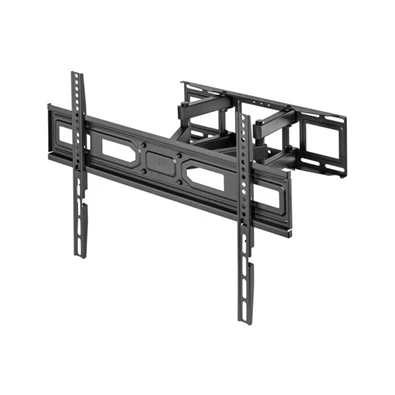 Equip 650337 37"-80", Max.: 40kg, dönthető, forgatható, fekete fali TV konzol