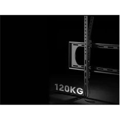 Equip 650339 60"-120", Max.: 120kg, dönthető, fekete fali TV konzol