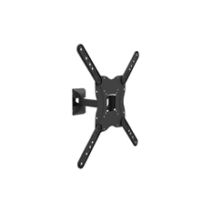 Equip 650406 23"-55"dönthető, forgatható, kihúzható fekete fali TV konzol